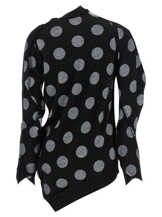 Bicolor Wool Cardigan
