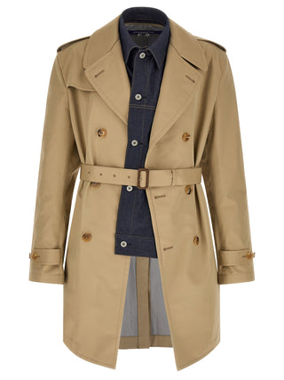 Beige Cotton Coat