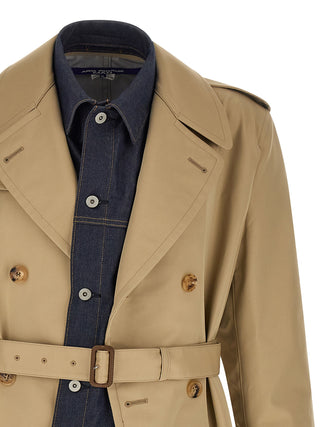 Beige Cotton Coat