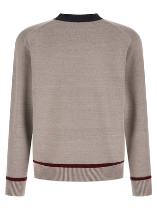 Gray Silk Cardigan