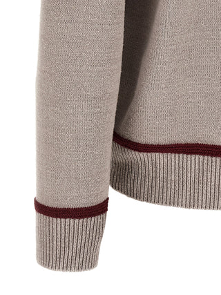 Gray Silk Cardigan