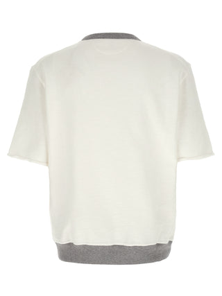 White Cotton Sweatshirt