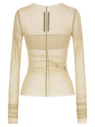 Camisa beige de nailon