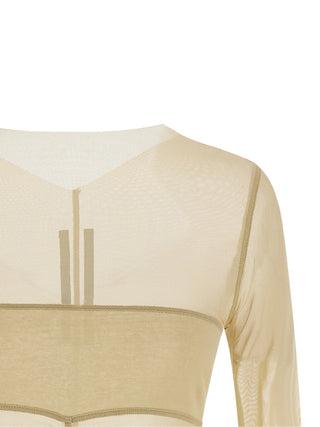Camisa beige de nailon