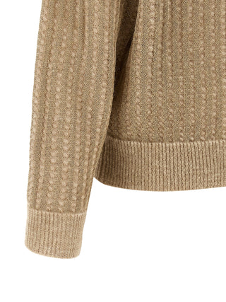 Beige Viscose Cardigan