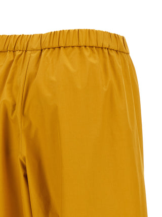 Pantalones casuales bicolor de algodón