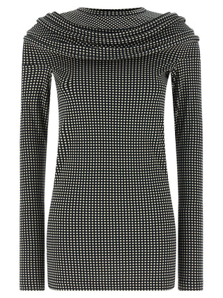 Bicolor Cotton Short Dress