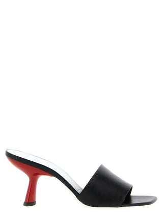Black Calfskin Mules