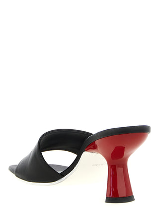 Black Calfskin Mules
