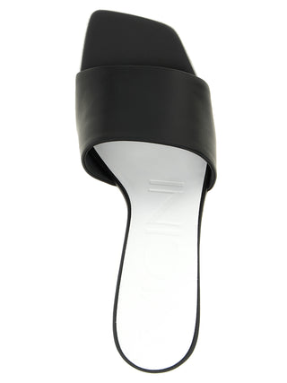 Black Calfskin Mules
