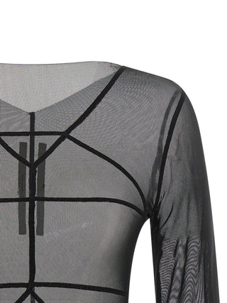 Black Nylon Cardigan