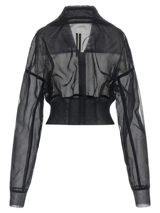 Bomber negro de nailon