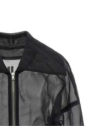 Bomber negro de nailon