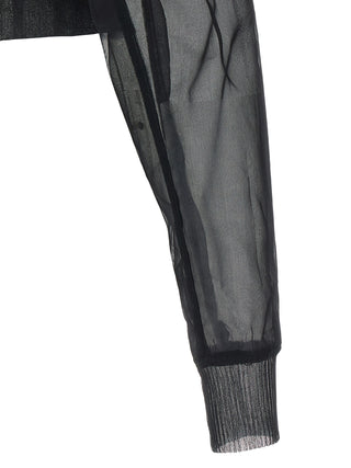 Bomber negro de nailon