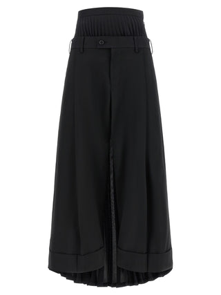 Black Wool Pants
