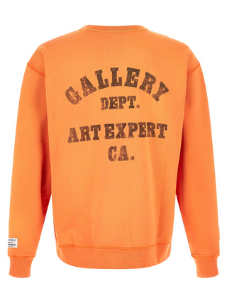 Orange Cotton Sweatshirt