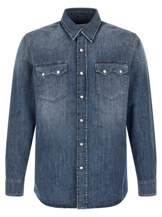 Blue Cotton Blouse