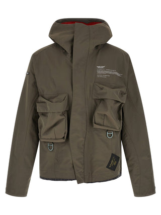 Gray Nylon Parka