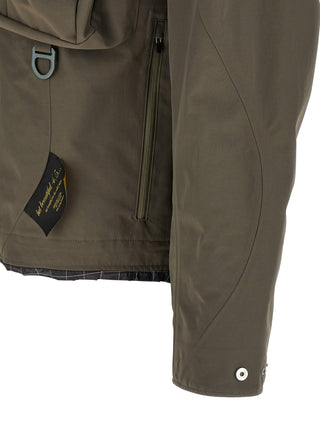 Parka de nailon gris