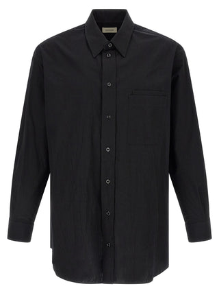 Blusa negra de algodón