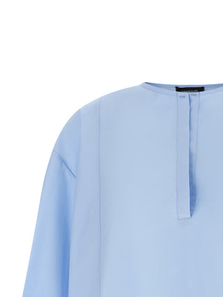 Blue Cotton Blouse