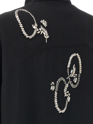 Black Polyester Blouse