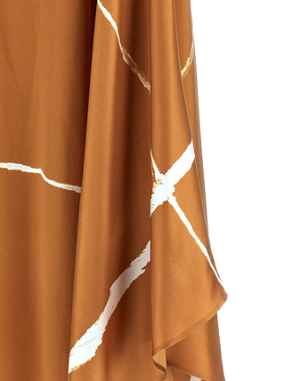 Brown Silk Blouse