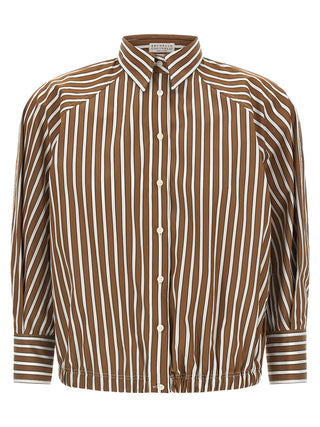 Brown Cotton Blouse
