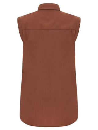 Brown Cotton Blouse