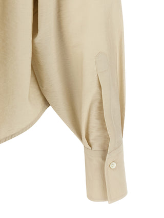 Beige Cotton Blouse