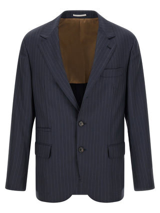 Blue Virgin Wool Blazer