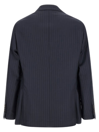 Blue Virgin Wool Blazer