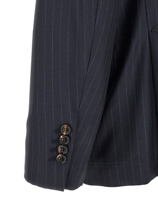 Blue Virgin Wool Blazer