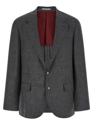 Gray Wool Blazer