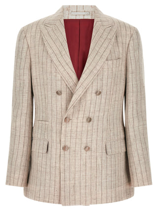 Gray Linen Blazer