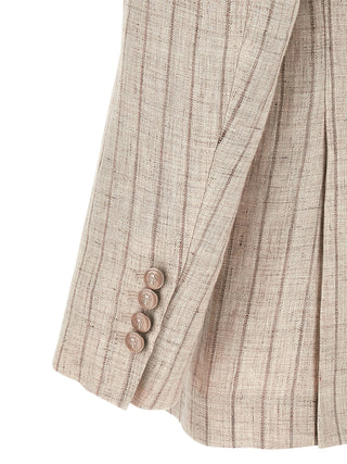 Gray Linen Blazer