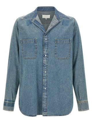 Blue Cotton Blouse
