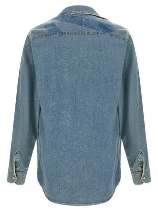 Blue Cotton Blouse