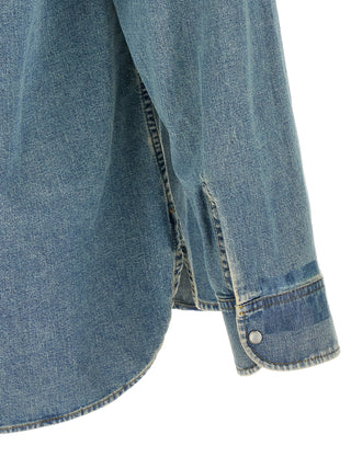 Blue Cotton Blouse