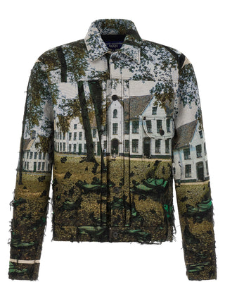 Multicolor Polyester Jacket