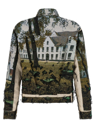 Multicolor Polyester Jacket