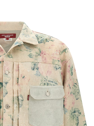 Multicolor Rayon Denim Jacket