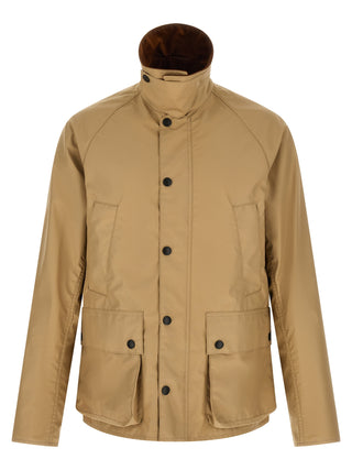 Beige Nylon Shell Jacket