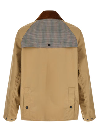 Beige Nylon Shell Jacket