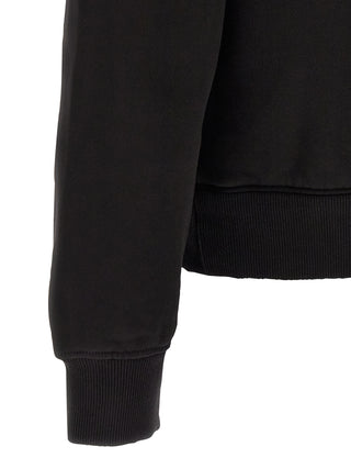 Black Cotton Sweatshirt