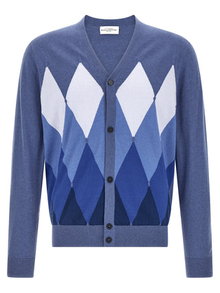 Blue Cotton Cardigan