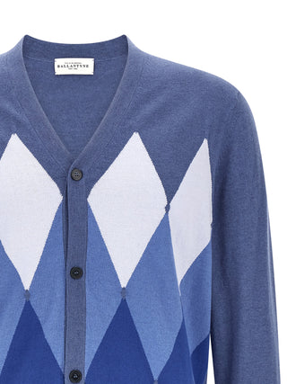 Blue Cotton Cardigan