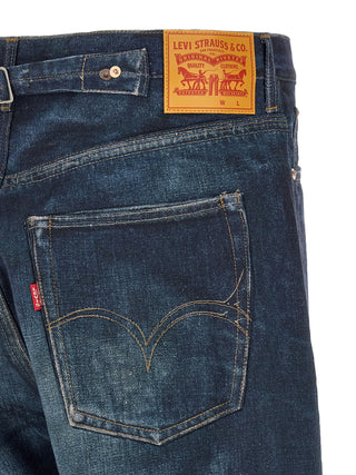 Blue Linen Jeans Denim