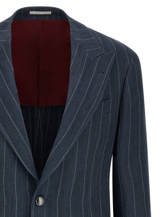 Blue Hemp Blazer