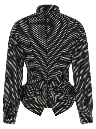 Bicolor Polyester Blouse